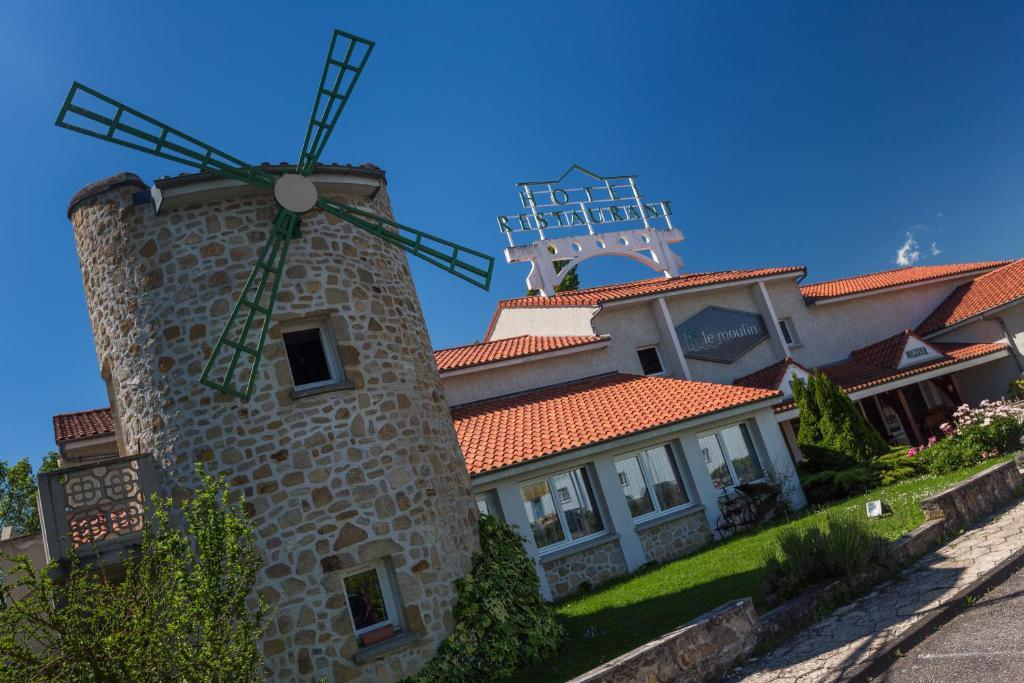 Logis Hotel Le Moulin Des Gardelles Riom Ngoại thất bức ảnh
