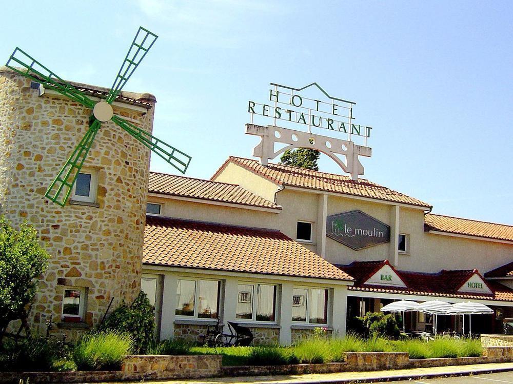 Logis Hotel Le Moulin Des Gardelles Riom Ngoại thất bức ảnh